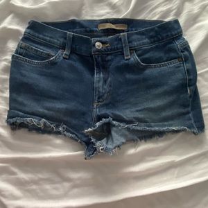 Like-New Joe’s Jeans cutoff midrise denim shorts size 27